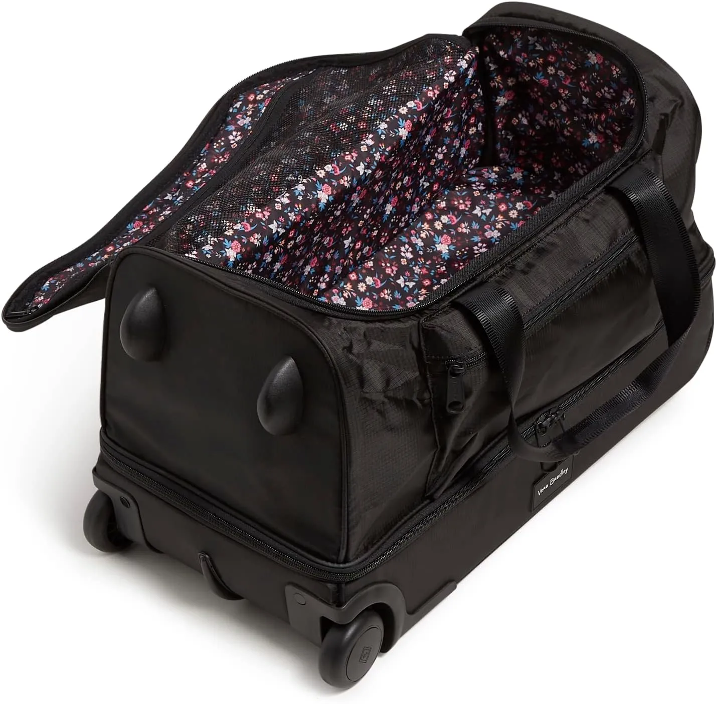 Vera Bradley Women's Recycled Ripstop Foldable Rolling Duffel Bag Travel