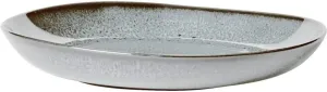 Villeroy & Boch - Lave Glace Flat Bowl, Beautiful Stoneware Bowl for Side Dishes and Larger Dishes, Turquoise, 11 x 10.5 x 1.75 in, Dishwasher Safe