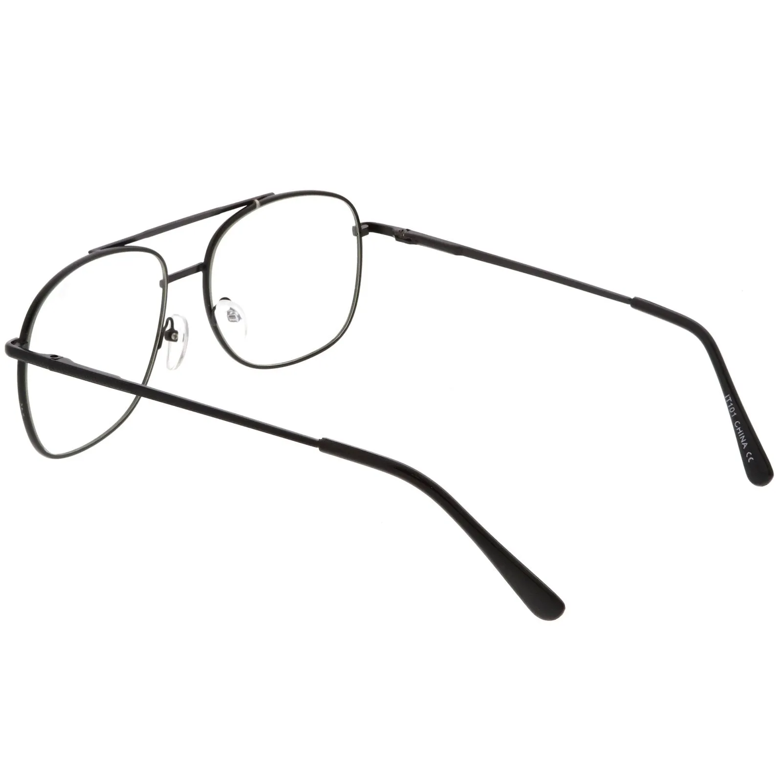 Vintage Indie Large Square Clear Lens Glasses C307