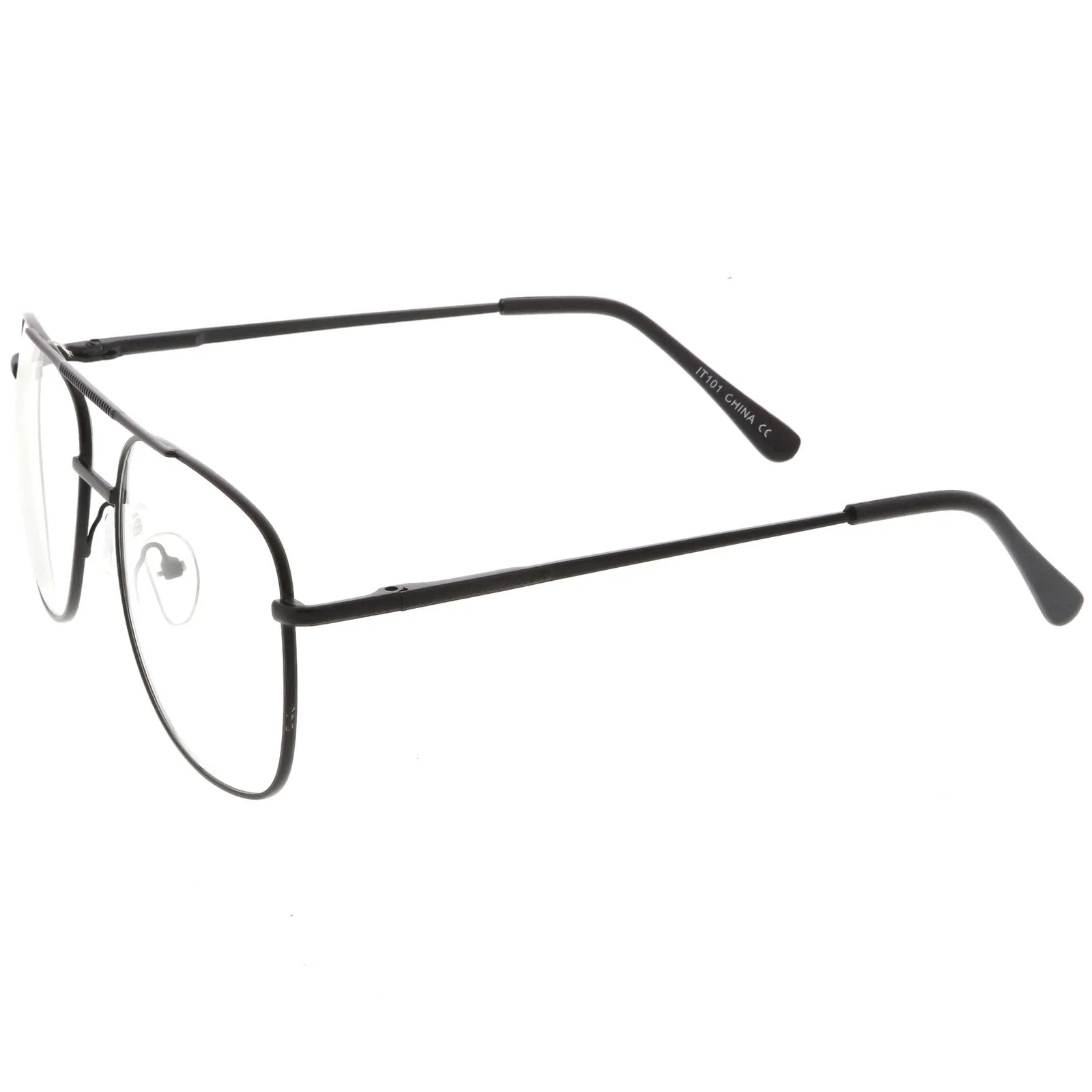 Vintage Indie Large Square Clear Lens Glasses C307