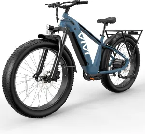 Vivi ACE01 Electric Bike for Adults, 26" x 4.0 Fat Tire Ebike, 1475W Peak Motor Torque Sensor Electric Mountain Bike, 25MPH Electric Bicycle with 48V 15AH Battery, Hydraulic Brake, UL 2849 Certified