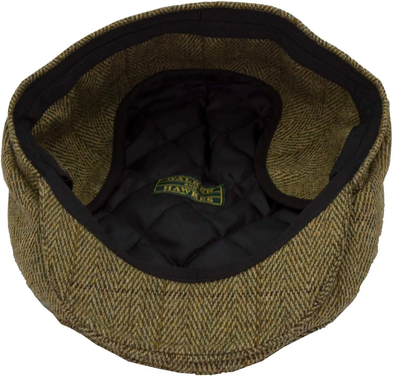 Walker and Hawkes - Derby Tweed Eddie Flat Cap w/Foldable Ear Flaps
