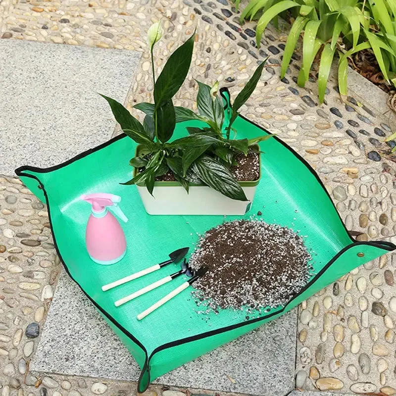 Waterproof Foldable Gardening Mat and Gardening Tools