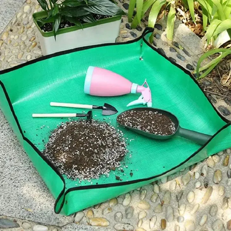 Waterproof Foldable Gardening Mat and Gardening Tools