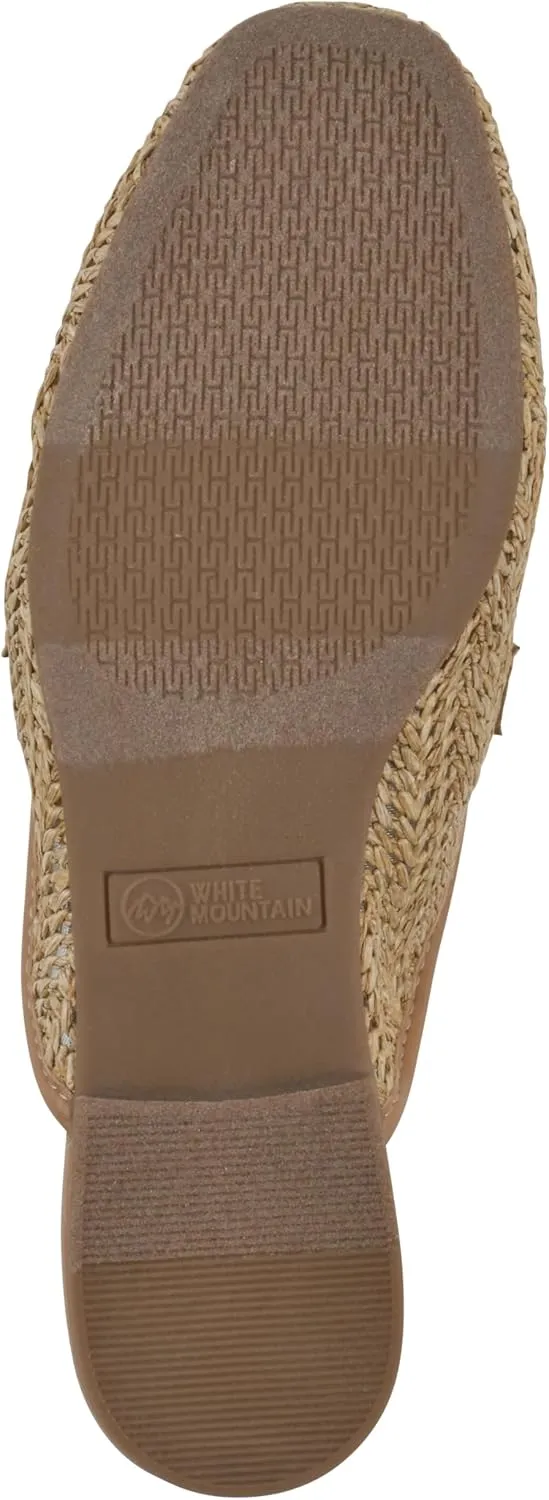WHITE MOUNTAIN Women's Bobbin Open-Back Slip-On Loafer