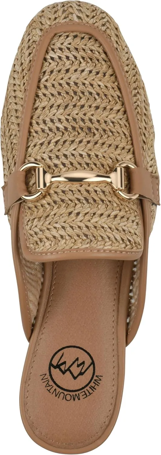 WHITE MOUNTAIN Women's Bobbin Open-Back Slip-On Loafer