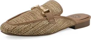 WHITE MOUNTAIN Women's Bobbin Open-Back Slip-On Loafer