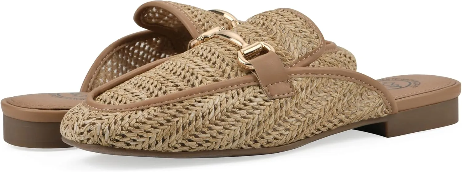 WHITE MOUNTAIN Women's Bobbin Open-Back Slip-On Loafer