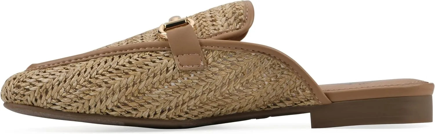WHITE MOUNTAIN Women's Bobbin Open-Back Slip-On Loafer