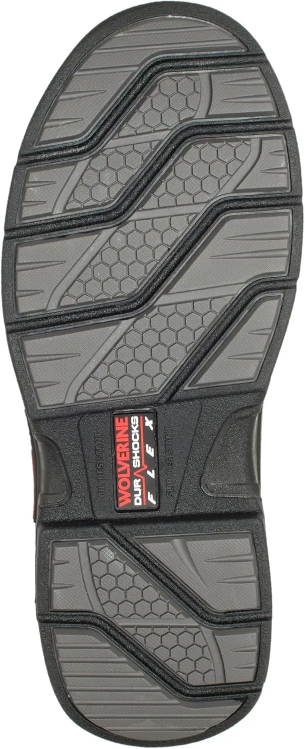 Wolverine Men's Raider DuraShocks Wellington Waterproof Composite Toe Construction Boot