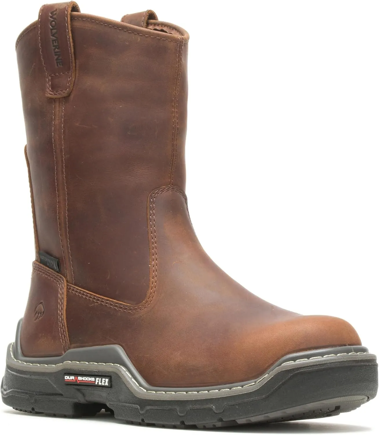 Wolverine Men's Raider DuraShocks Wellington Waterproof Composite Toe Construction Boot