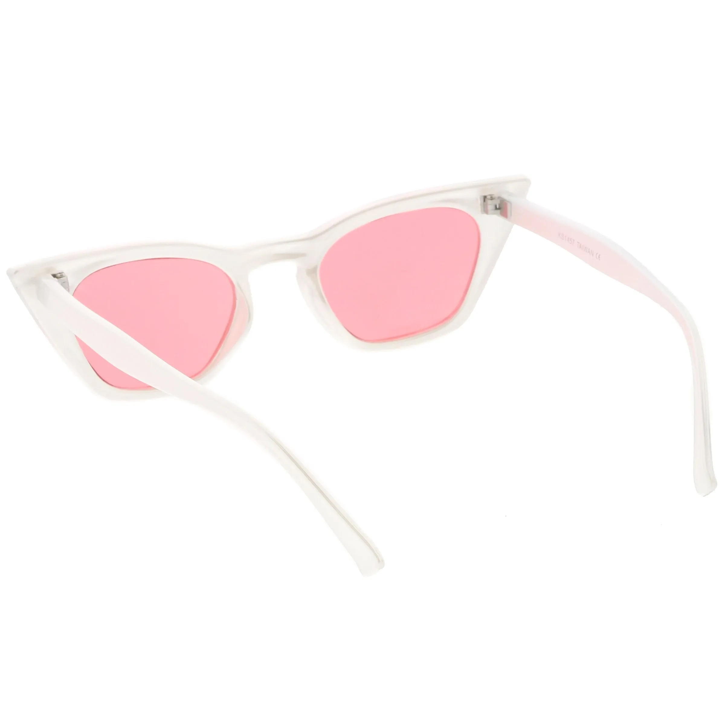 Women's Color Tone 90's Small Cat Eye Sunglasses C563