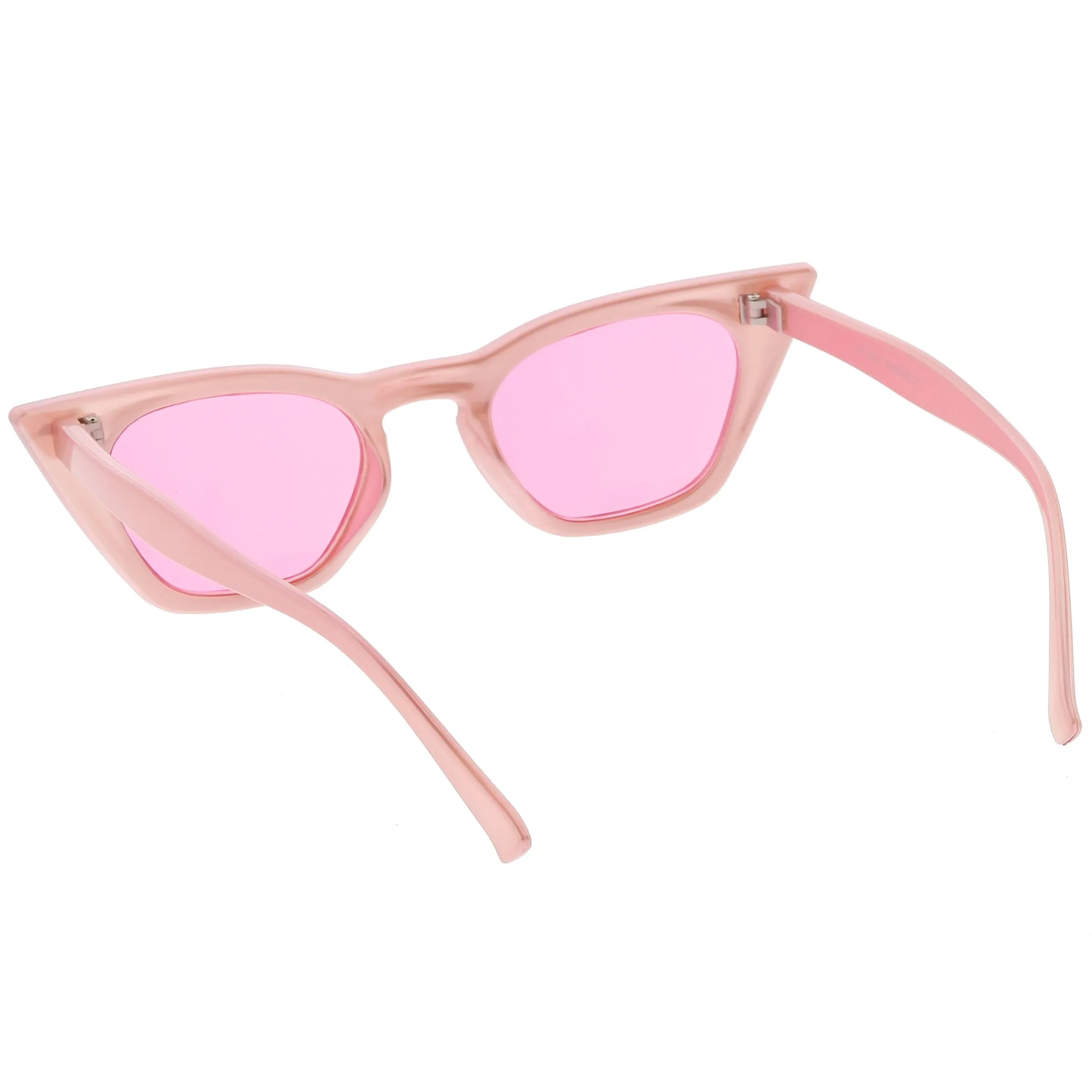 Women's Color Tone 90's Small Cat Eye Sunglasses C563