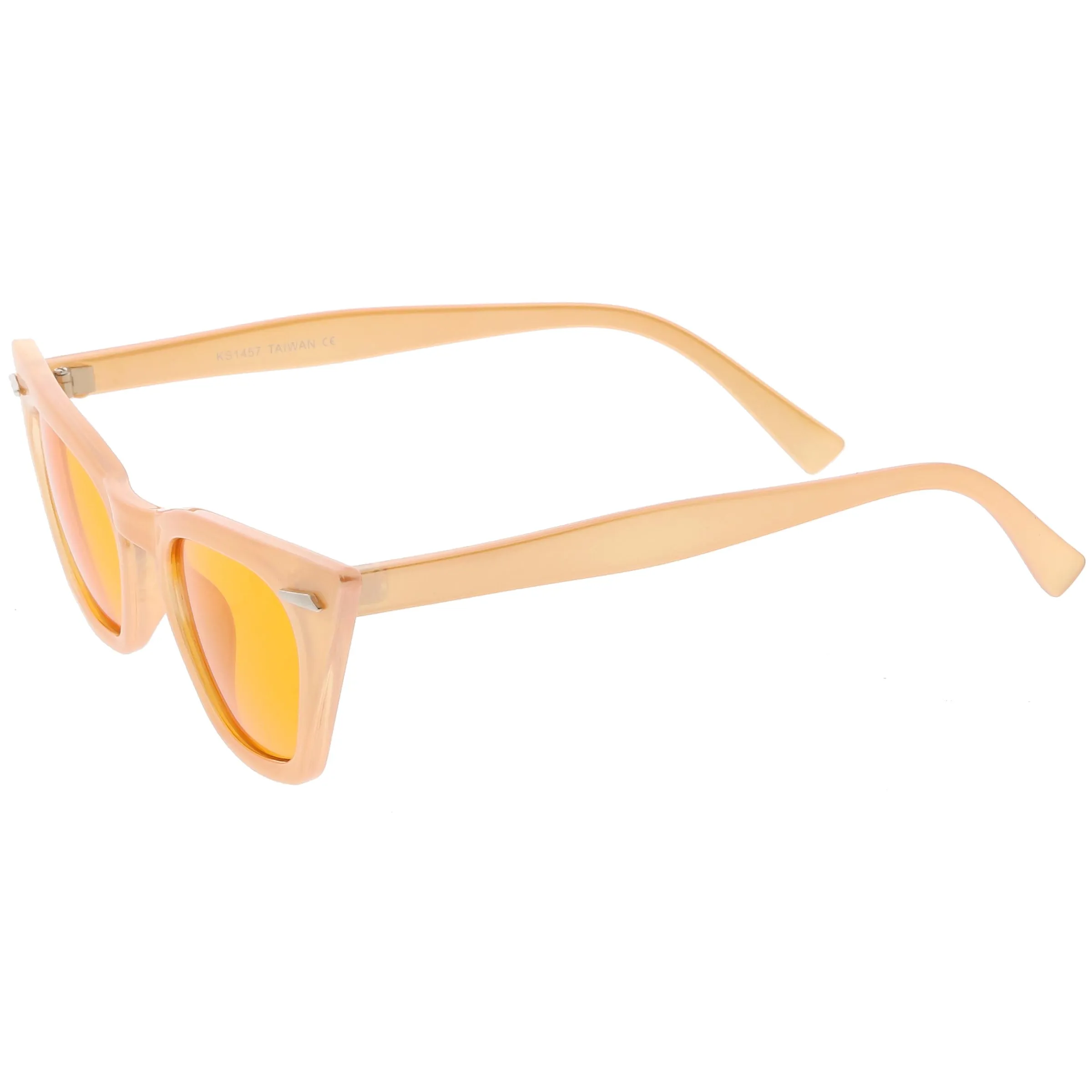 Women's Color Tone 90's Small Cat Eye Sunglasses C563