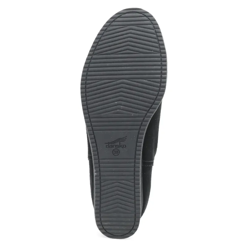 Women’s Dansko Stephanie – Black Waterproof Suede