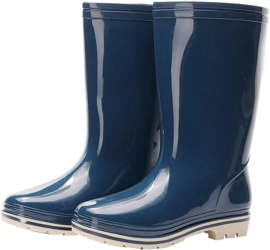 Womens Rain and Garden Boot Half Calf Rubber Waterproof for Garden Women rain footwear