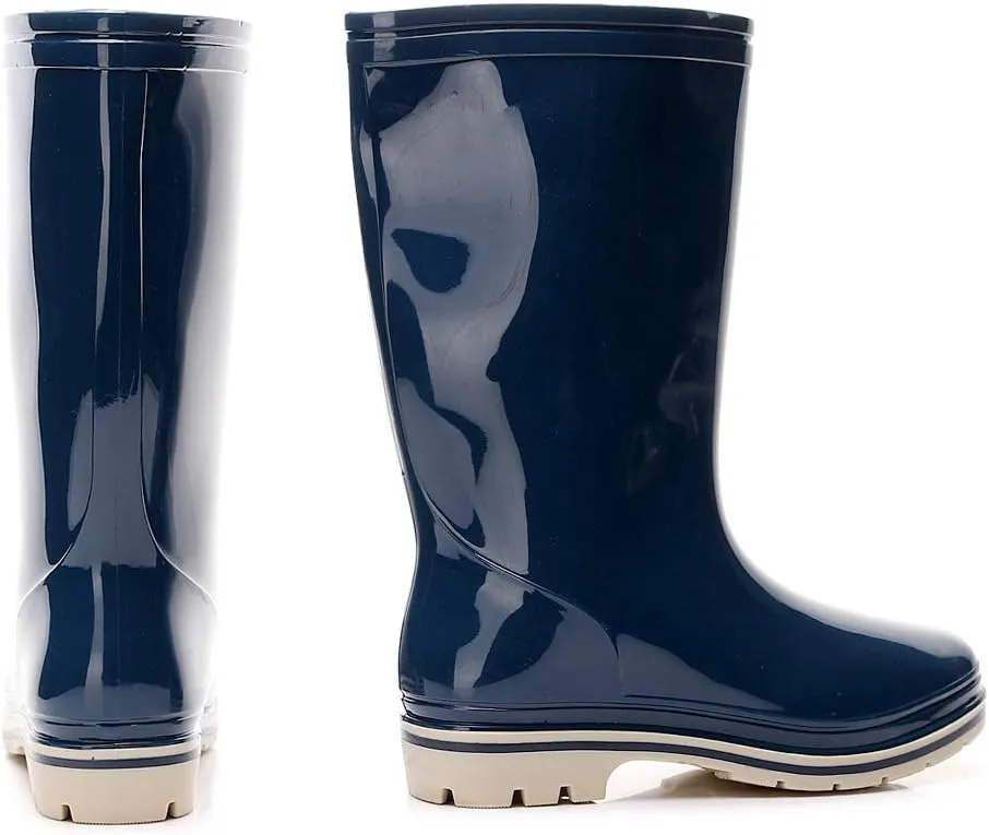 Womens Rain and Garden Boot Half Calf Rubber Waterproof for Garden Women rain footwear