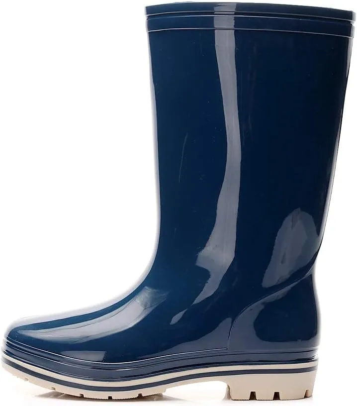 Womens Rain and Garden Boot Half Calf Rubber Waterproof for Garden Women rain footwear