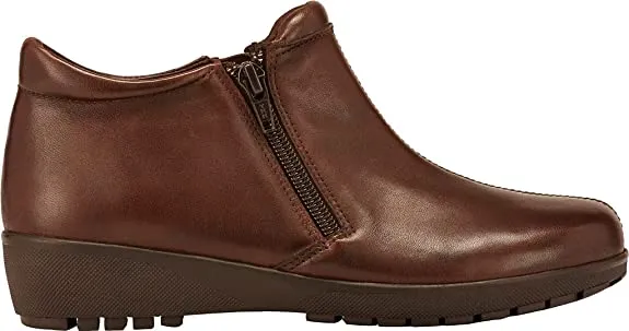 Women's Walking Cradles Zeno Bootie Brown Nappa Leather 6.5 N