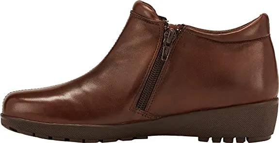 Women's Walking Cradles Zeno Bootie Brown Nappa Leather 6.5 N