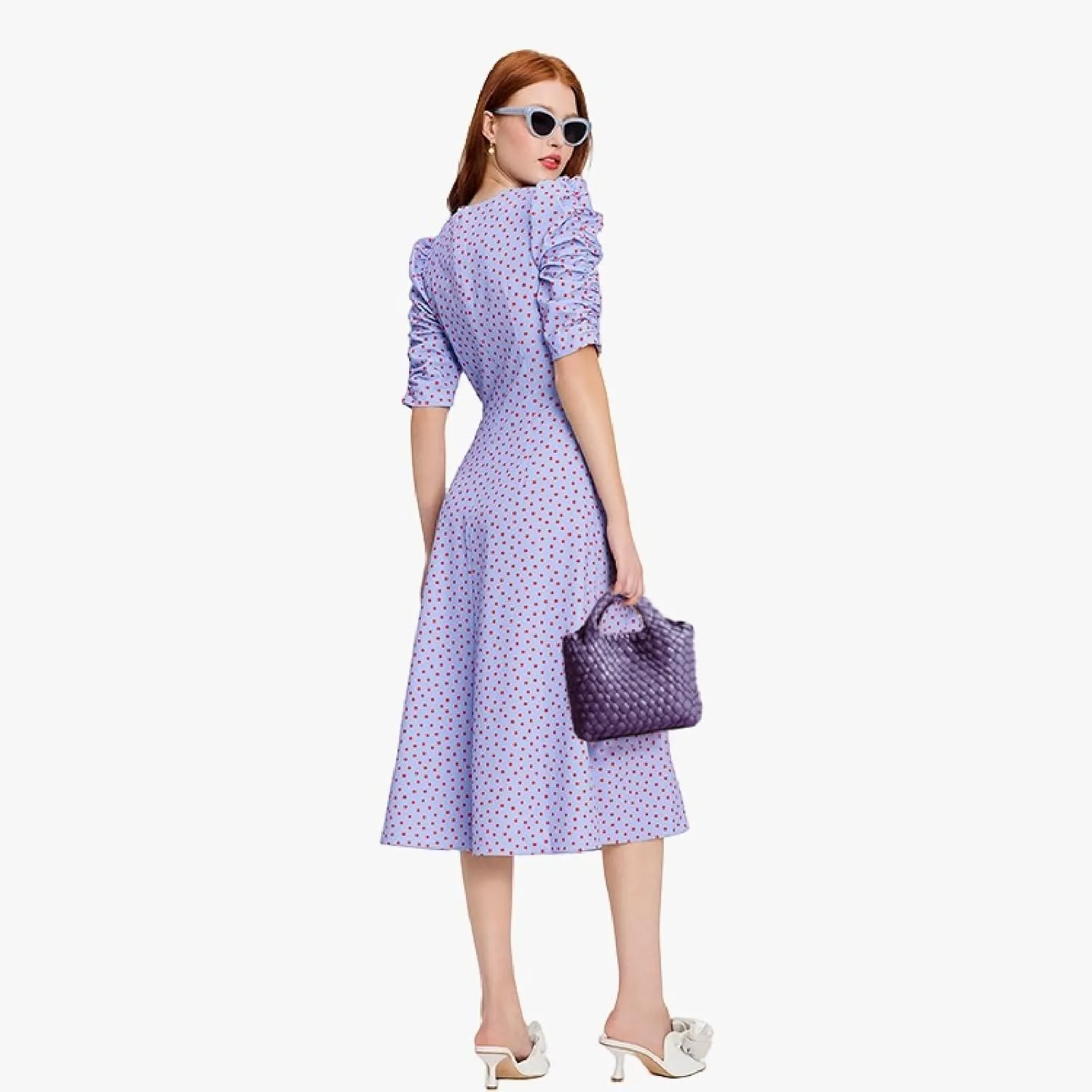 Woven Tote Bag for Women with Coin Purse, Foldable Chain Small Crossbody Handbags, Fashion Shoulder Bag, Hobo Satchel