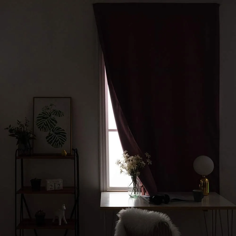 XISUNYA Travel Windows Blackout Curtain, Tree Curtain Shades, Desert Summer Solitude Print Adjustable Temporary Blackout Shades,59W x84L Inches, for Bathroom Living Room Bedroom