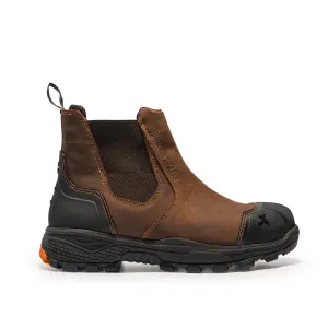 Xpert Pro Forge Waterproof S7L Safety Dealer Boot In Brown