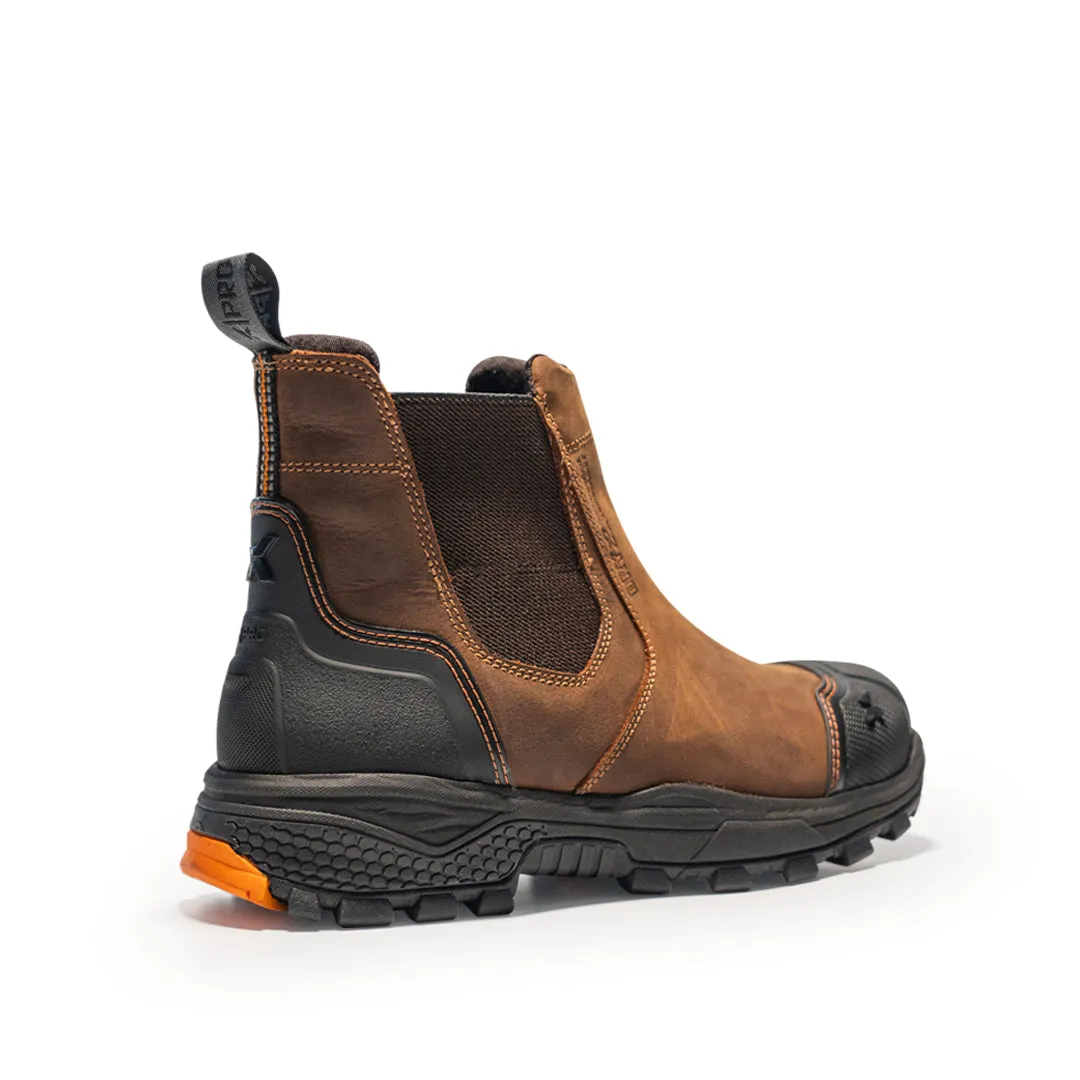 Xpert Pro Forge Waterproof S7L Safety Dealer Boot In Brown