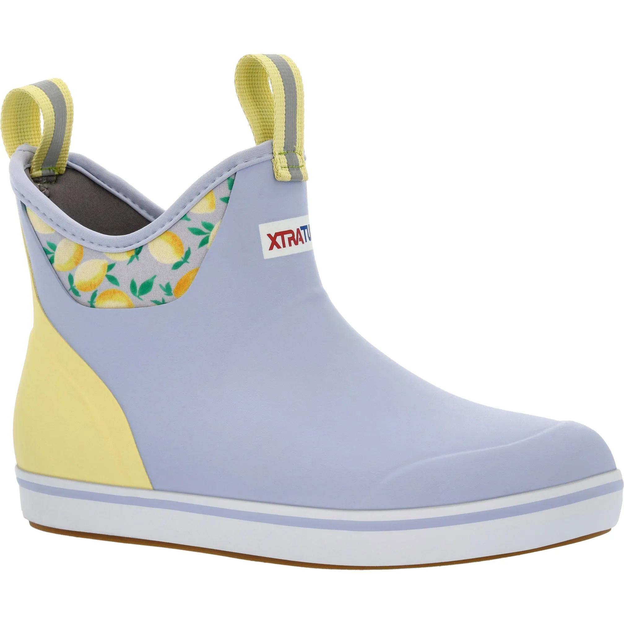 Xtratuf Periwinkle/Lemon Women's 6 Inch Ankle Deck Boot XWAB502