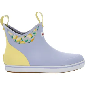 Xtratuf Periwinkle/Lemon Women's 6 Inch Ankle Deck Boot XWAB502