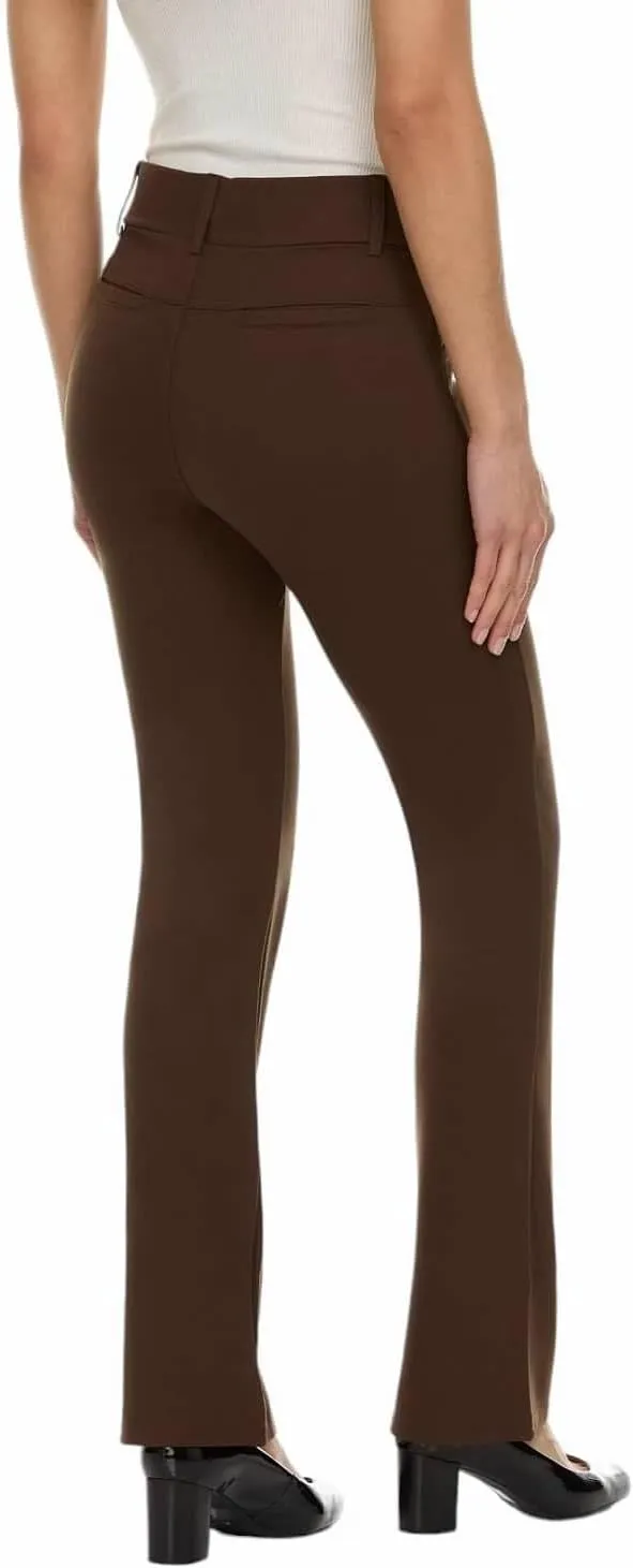 ZayWay Women's Stretch Bootcut Dress Pants with Pockets - Wear to Work - Ponte Treggings